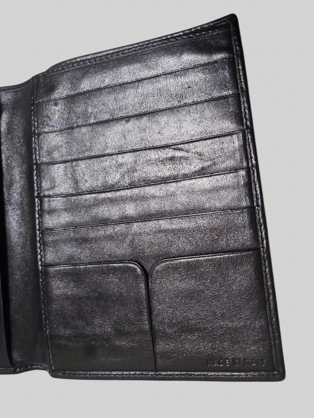 Balenciaga Vintage BB Logo Leather Bifold Wallet - Picture 9 of 15